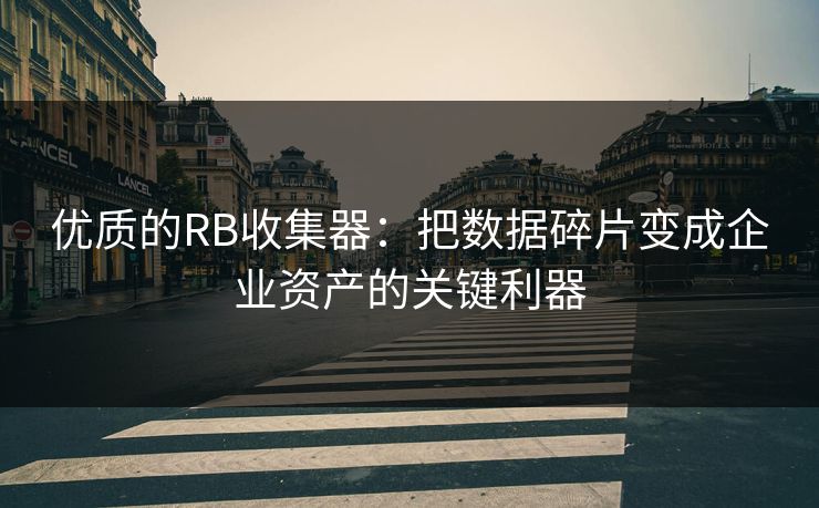 优质的RB收集器:把数据碎片变成企业资产的关键利器